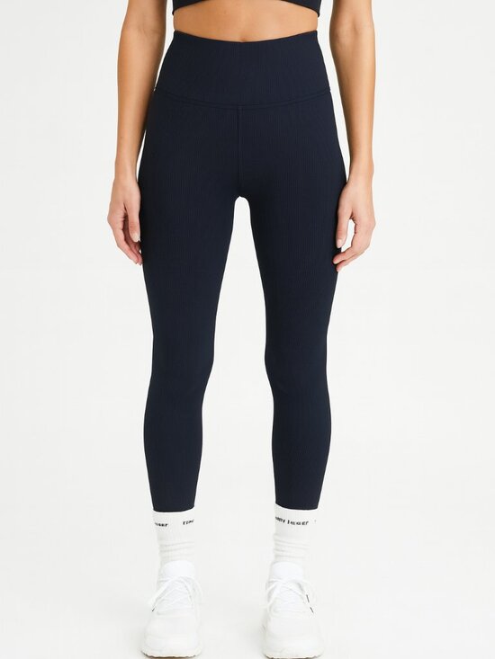 Girlfriend Collective Cropped Leggings Women’s Small Blue High Rise Compression - Picture 1 of 11